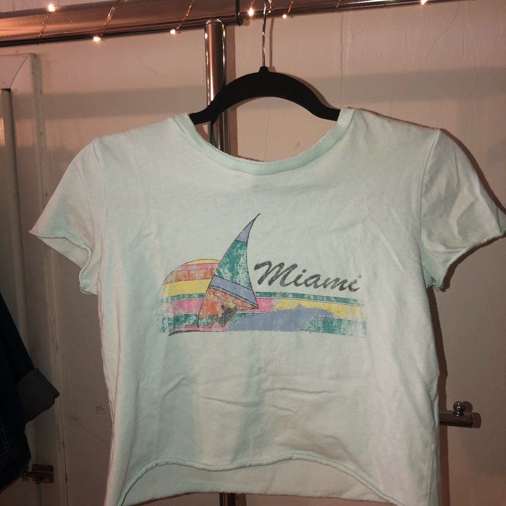 LA HEARTS MIAMI CROP TOP